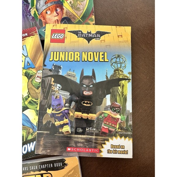 Lot (7) Boy's Illustrated TMNT Lego Comic Marvel Chapter Books Reading Star Wars - Picture 4 of 16